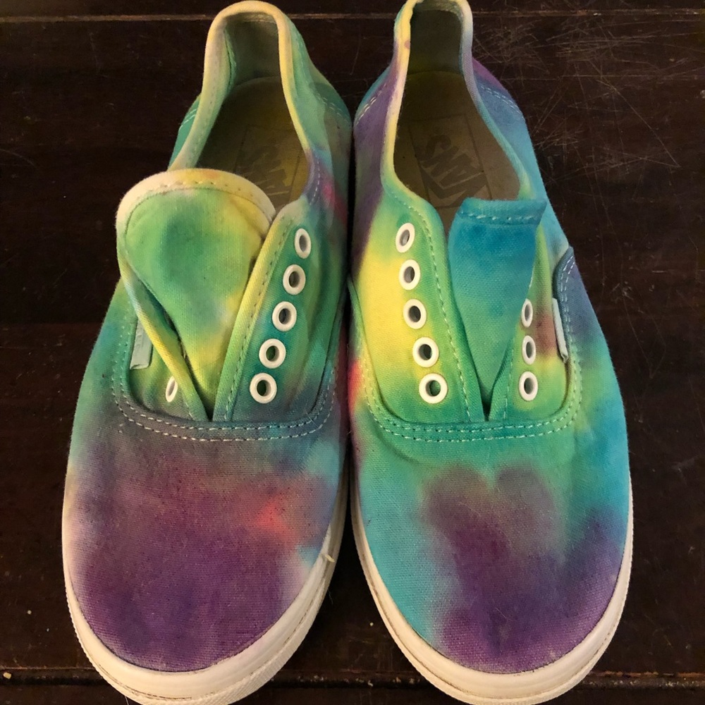 Vans Era Slim Sole 6.5 Custom Tie Dyed